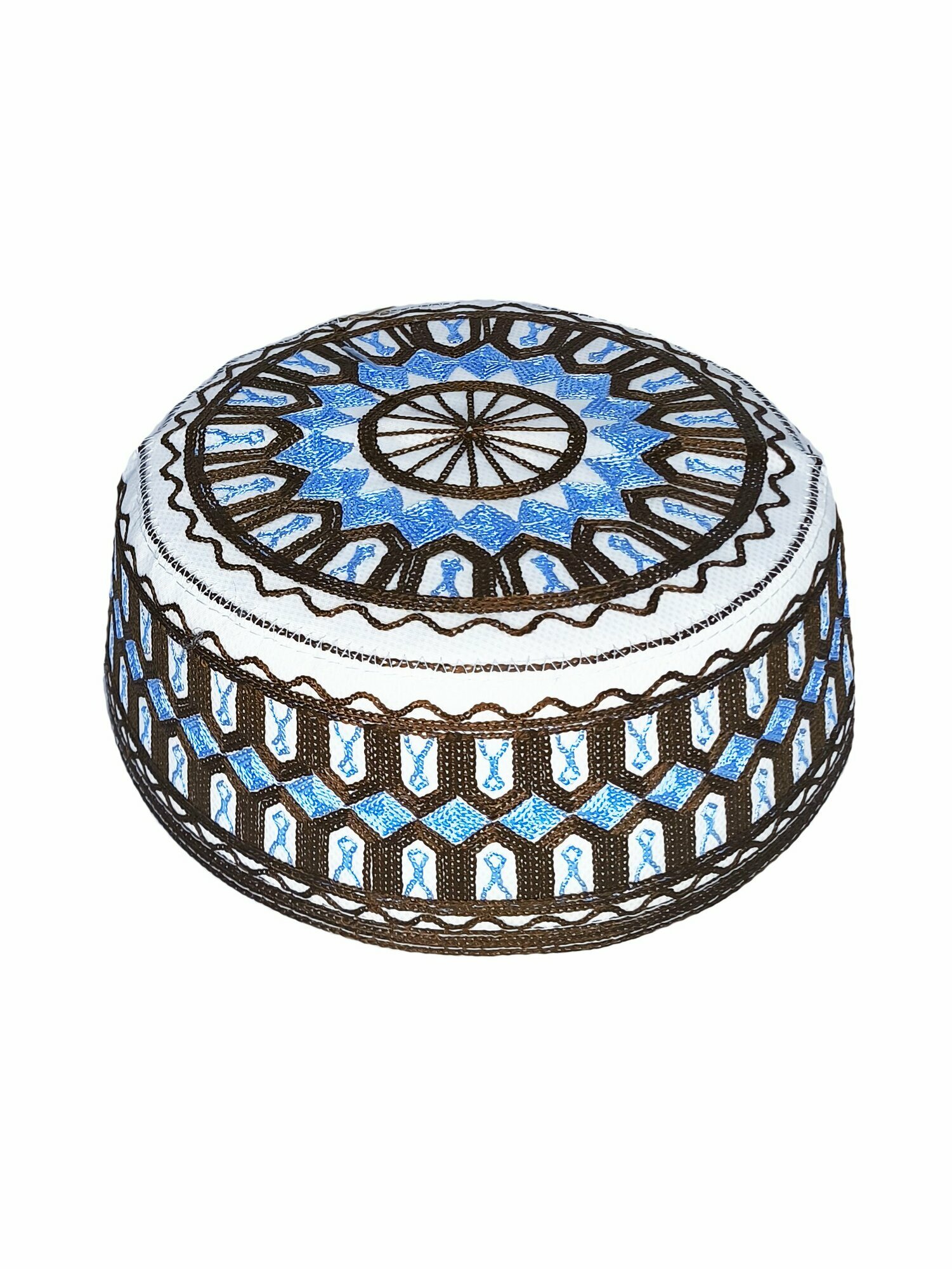 Тюбетейка RexTex Базовая коллекция для мужчин, размер 57, белый