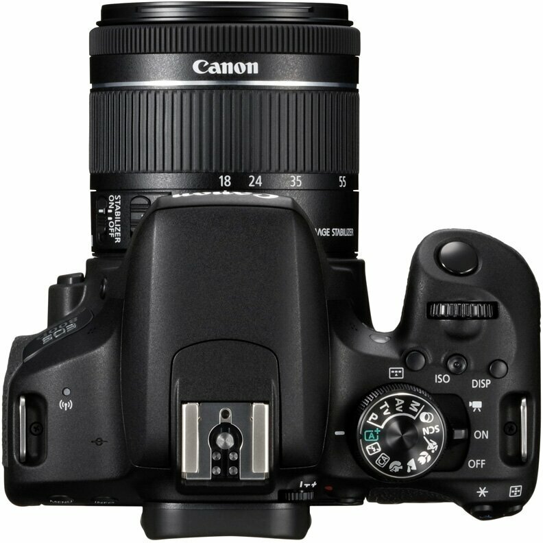 Фотоаппарат Canon EOS 77D Kit EF-S 18-55mm f/4-5.6 IS STM, черный — фото 1