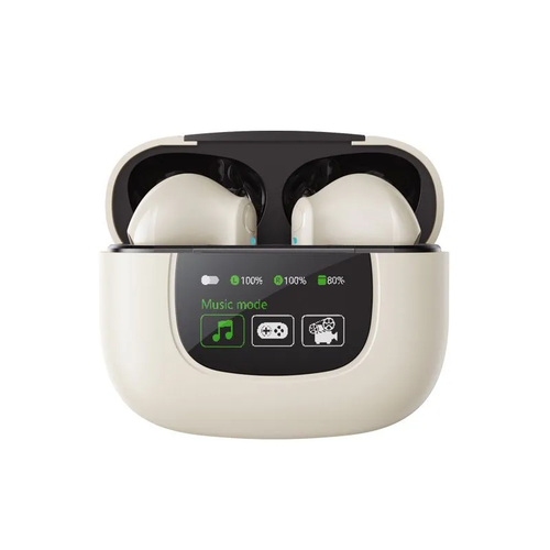 Умные беспроводные наушники с экраном и шумоподавлением Monster Smart XKT20 белые 2146₽