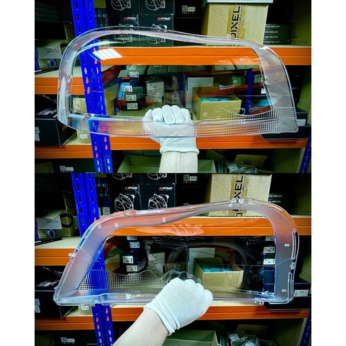 Стекло фары для Volvo XC90 2002 - 2014 комплект Стекла на фары Вольво 14100₽