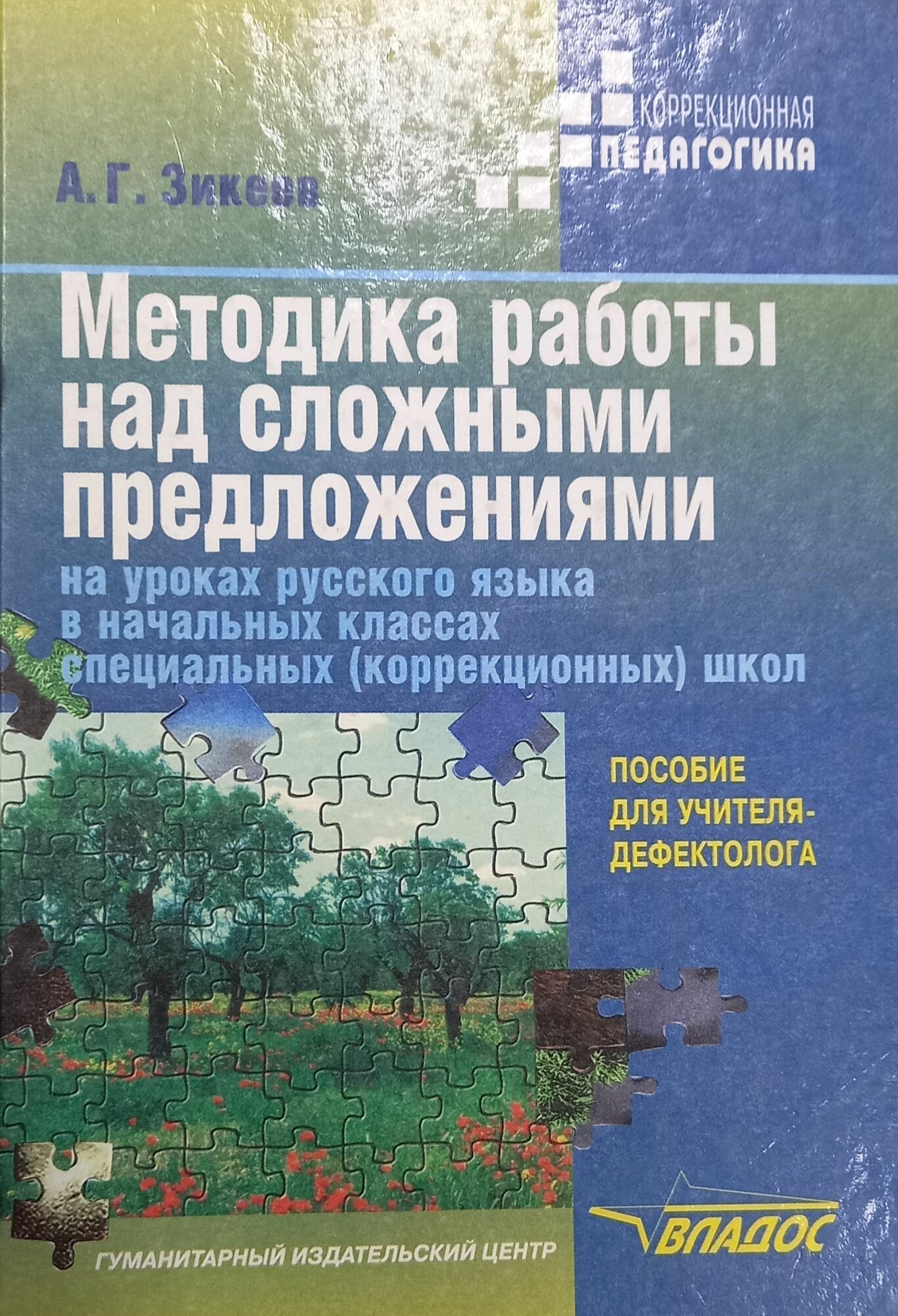 Книга: Методика работы над сложными предложениями на уроках русского языка в начальных классах специальных (коррекционных) школ / Зикеев А. Г.