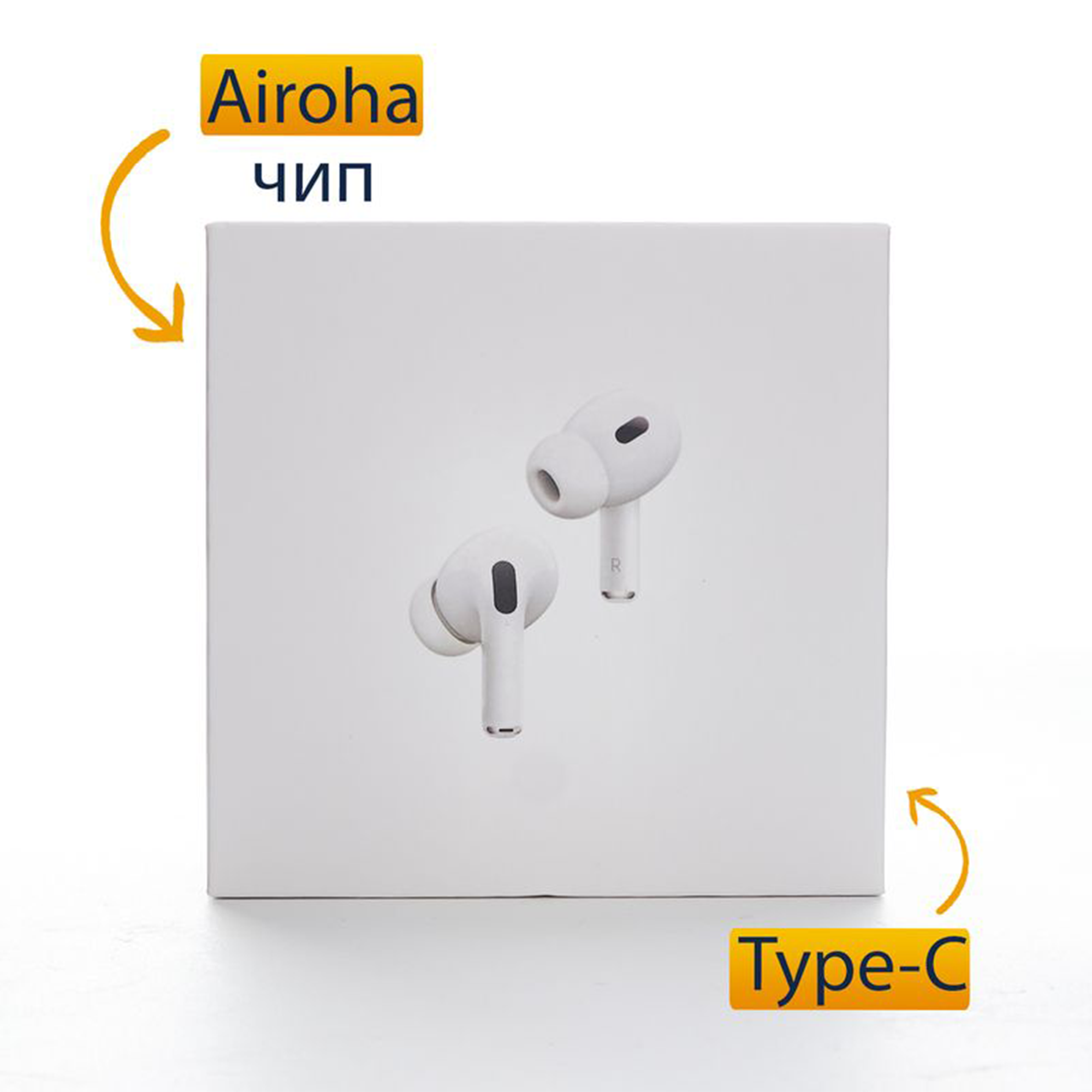 Наушники Pods Pro 2 с чипом Tiger Airoha 1562AE (MagSafe, USB-C) — фото 1