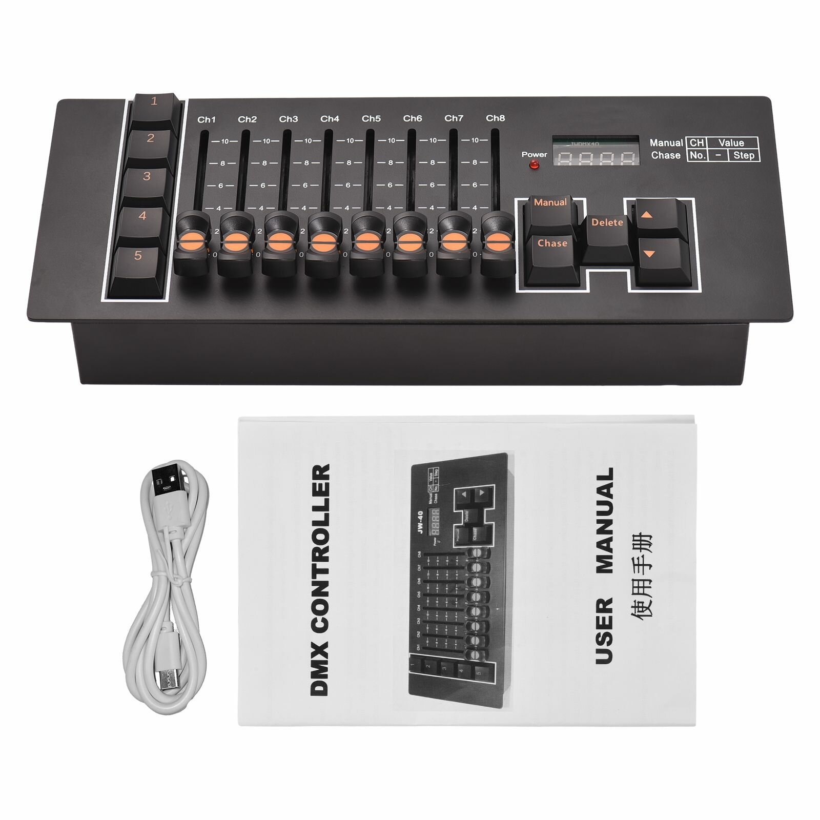 DMX-контроллер DMX 512 40-канальный сценический DJ-контроллер для DJ Lights, Goolrc MY