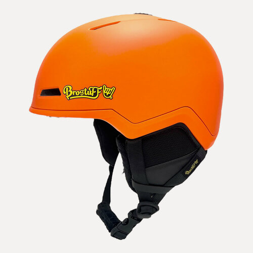 Изображение товара Шлем для сноуборда, горных лыж BroStuff peak matt orange, размер L (59-61см)