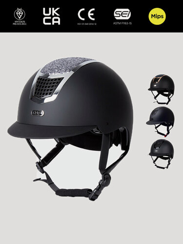 Изображение товара Шлем RIF для верховой езды, ABS-пластик, 54-56 размер, серый, серебристый