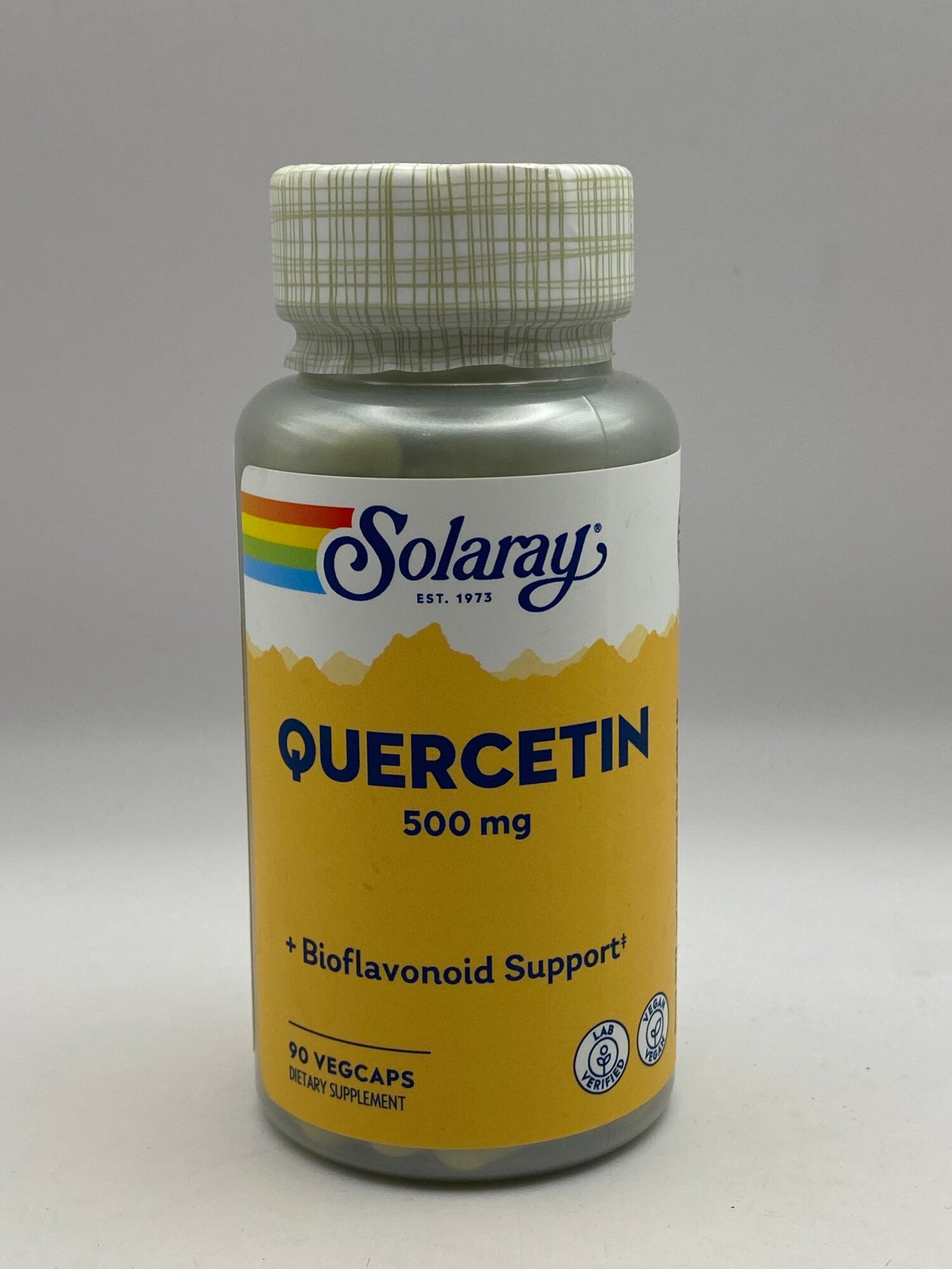 Кверцетин Solaray, антиоксидантный эффект, поддержка иммунитета, капсулы, 500 мг, 90 шт.