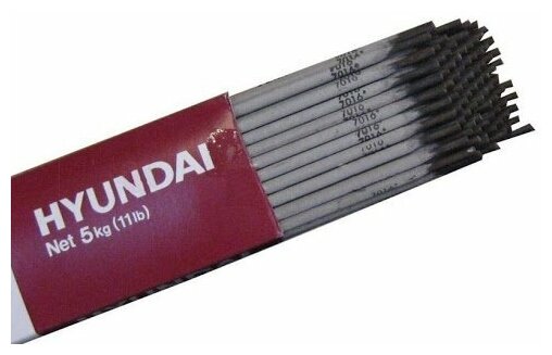 Электроды HYUNDAI S-7016 д 40мм 5кг (аналог LB-52U) цена за 5 кг.
