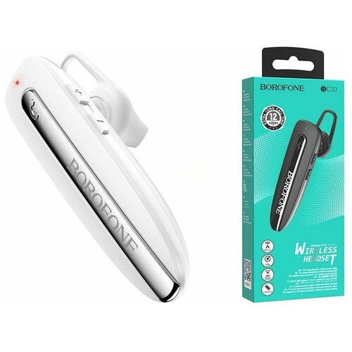 Bluetooth гарнитура BOROFONE BC33 белый 91000₽