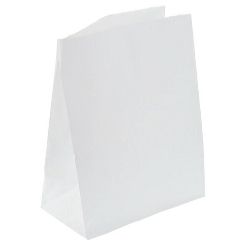 Пакет крафт бумажный фасовочный, прямоугольное дно 26 х 15 х 34 см