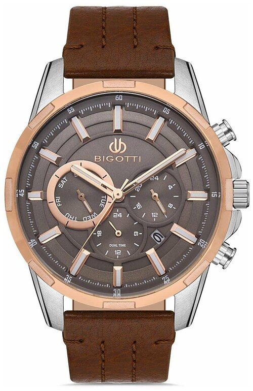 Наручные часы Bigotti Milano Наручные часы Bigotti BG.1.10299-3 классические мужские, коричневый