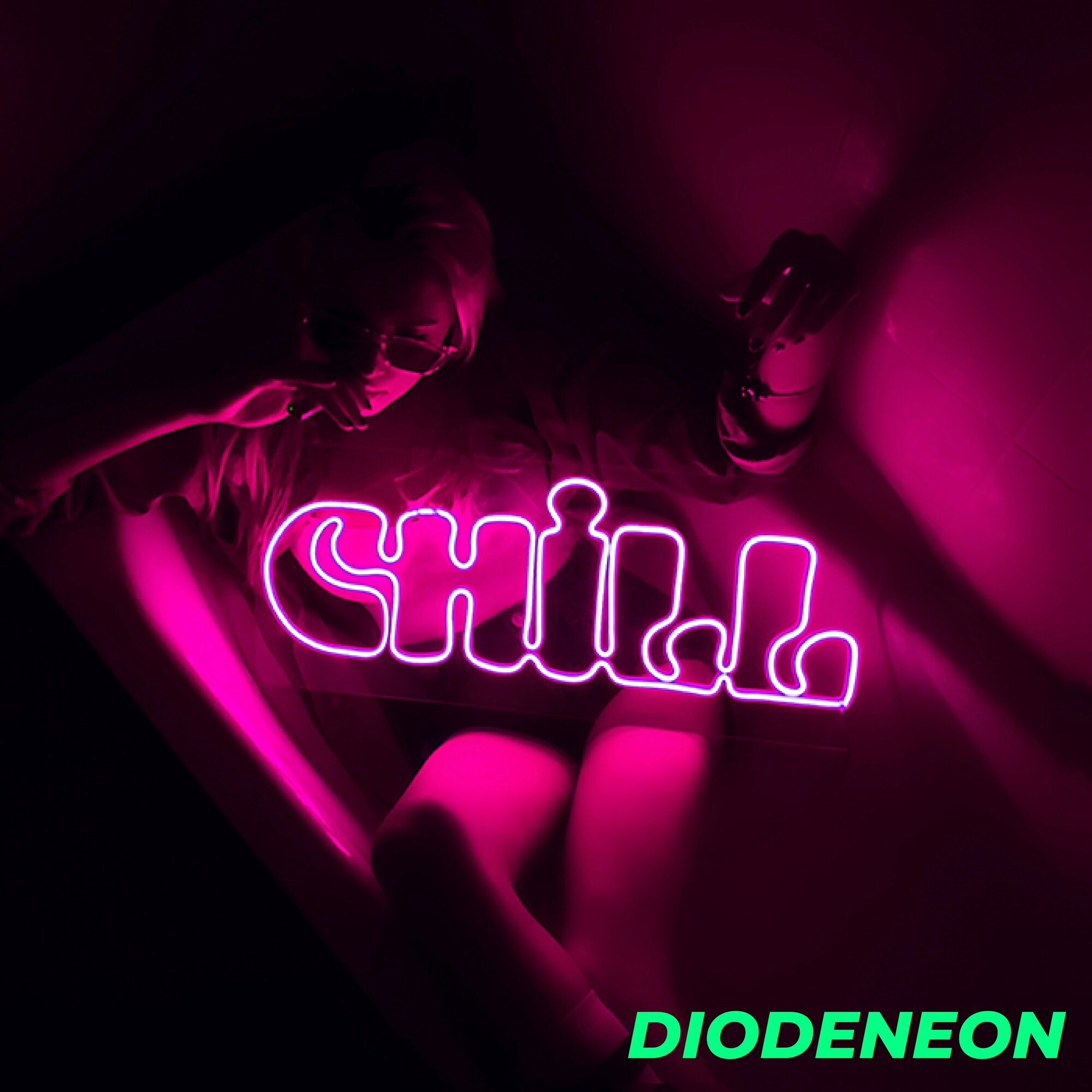 DIODENEON / Неоновый светильник "CHILL" 55х23 см неоновая вывеска гибкий неон ночник