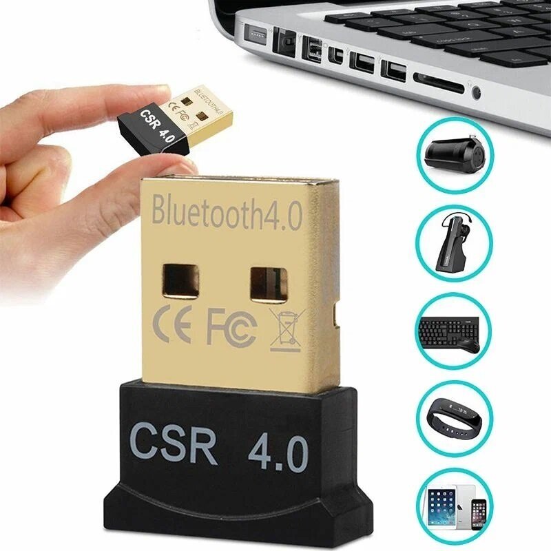 Адаптер Bluetooth BT-08 JBH CSR 4.0 Dongle, беспроводной приемник-передатчик Bluetooth