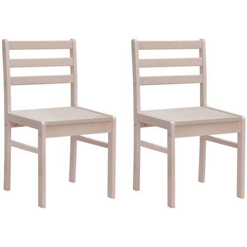 Комплект стульев Боровичи-мебель сиденье массив 2 шт. Выбеленная береза 67726