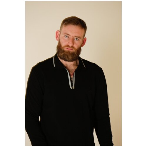 фото Поло тд коллекция, размер 2xl, черный