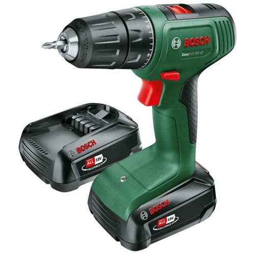 Дрель-шуруповерт аккумуляторная BOSCH DIY BOSCH EasyDrill 18V-40 2X15AH 06039D8002 979000₽