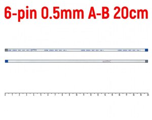 Шлейф кнопки включения для ноутбука ASUS F552CL 6-pin Шаг 0.5mm Длина 20cm Обратный A-B AWM 20624 80C 60V VW-1