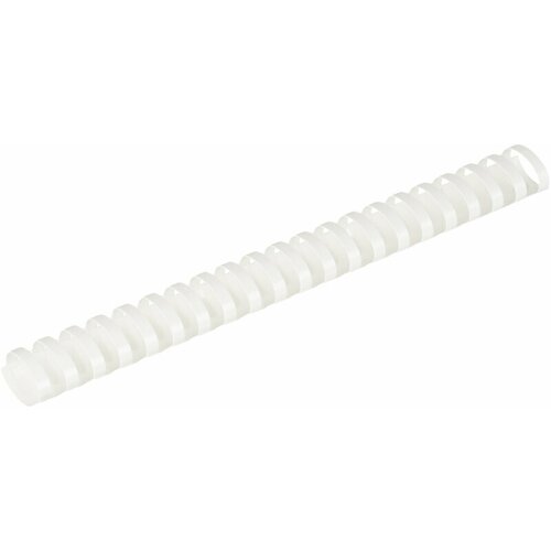 Пружины для переплета пластиковые 21 кольцо, 32 мм, (белые), 50 шт./уп, 1404293