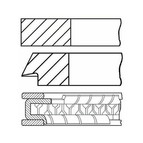Кольца Dm.79.00 Std [1.2-1.2-2.0] 1 Пор. Goetze арт. 08-435500-00