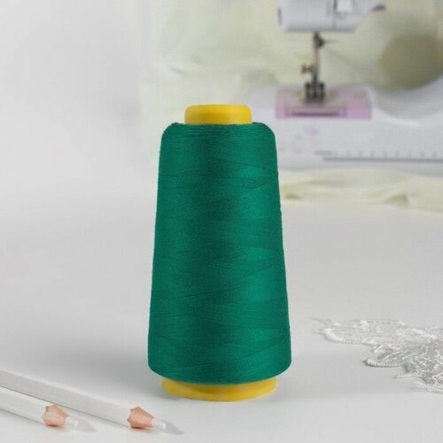 Нитки 402 3000 ярд цвет зелёный 539₽