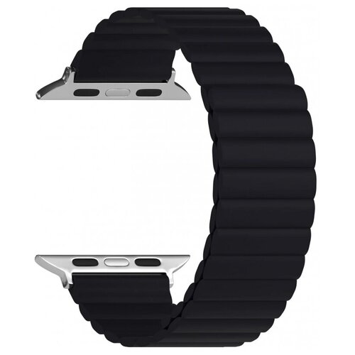 Силиконовый ремешок Lyambda Acrux для Apple Watch 38mm\40mm\41mm DSJ-30-40-BK ремешок lyambda meridiana 38mm черный белый