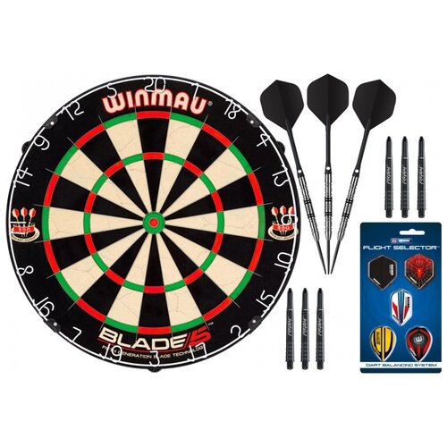 Winmau Champion, 3 дротика набор из 5 ти комплектов оперений winmau mvg prism flight collection 8122