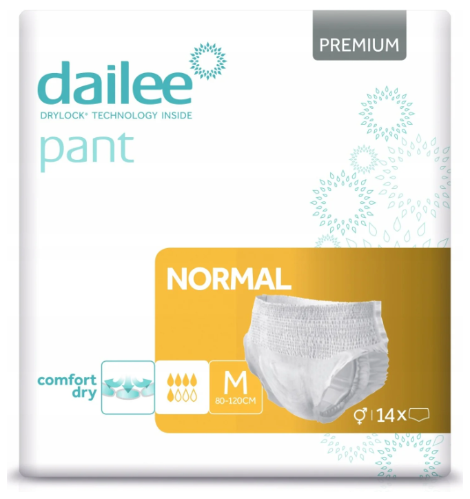 Трусы впитывающие для взрослых Dailee Pant Premium Normal Medium 14 шт.