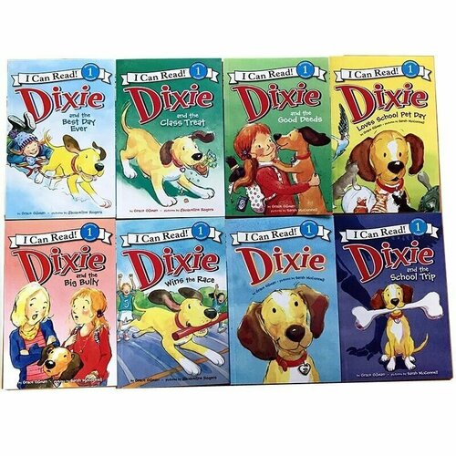 Набор детских книг на английском языке I Can Read! Dixie, 8 шт. dixie повседневные брюки