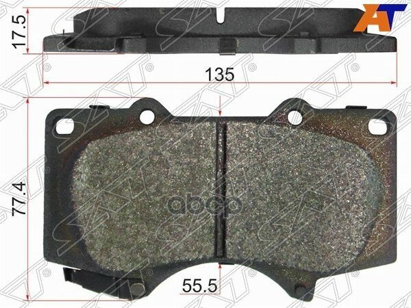 Колодки Тормозные Перед Lexus Gx470/460/Toyota Land Cruiser Prado 120/150 02-/Hilux #Un#2# Sat арт. ST-04465-60210