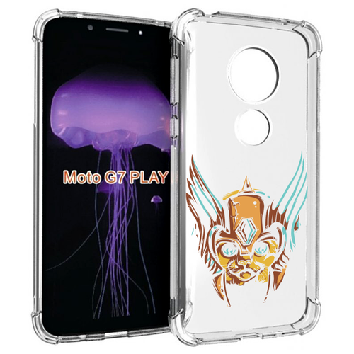 Чехол MyPads тор абстракция для Motorola Moto G7 Play задняя-панель-накладка-бампер чехол mypads круглая абстракция для motorola moto g7 play задняя панель накладка бампер