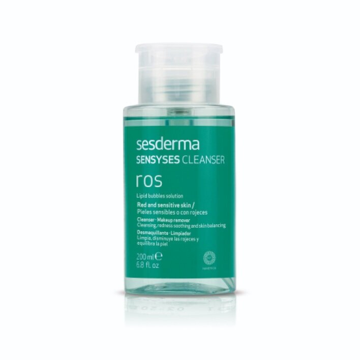 Sesderma SENSYSES CLEANSER Ros - очищающий лосьон для снятия макияжа липосомальный для чувствительной и склонной к покраснениям кожи с витамином C, 200мл