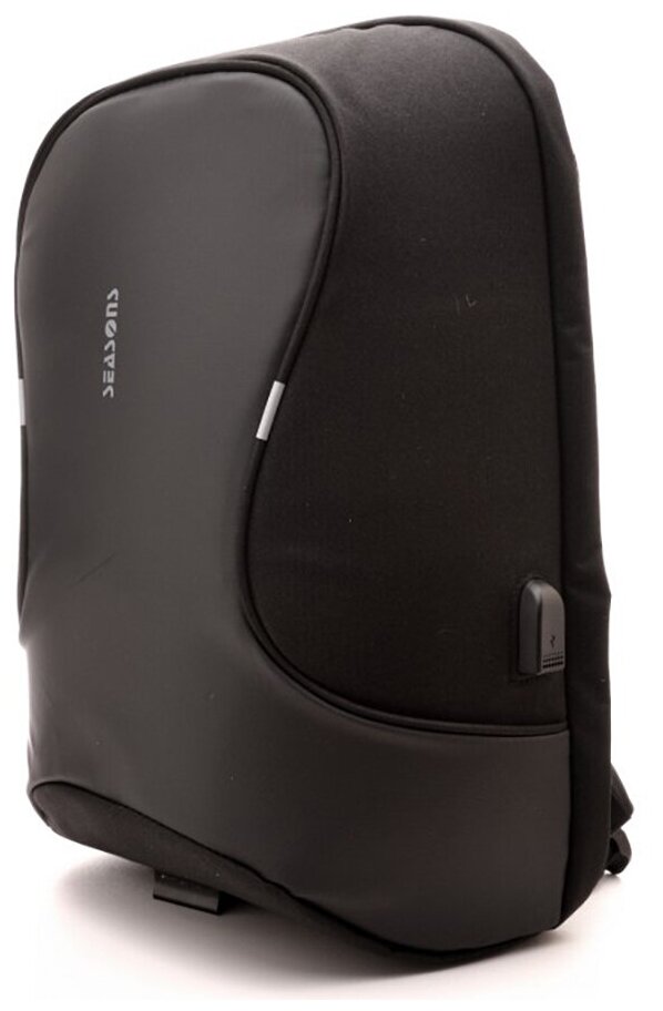 Рюкзак для ноутбука SEASONS 156 дюйма антивандальный MSP3721 с USB портом черный