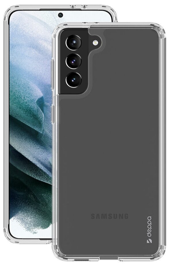 Накладка Gel Pro для Samsung Galaxy S21 Plus, прозрачный, Deppa 870032