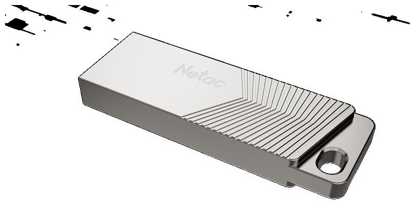 Флешка Netac UM1 32ГБ USB3.2 серебристый (NT03UM1N-032G-32PN) - фото №7