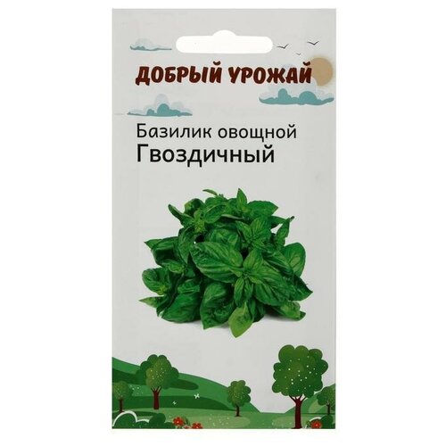 Семена Базилик зеленый, Гвоздичный, 0,2 г 20 упаковок семена базилик гвоздичный 0 3г