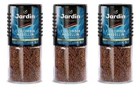 Jardin Кофе Colombia Medellin растворимый, 95 г, 3 шт