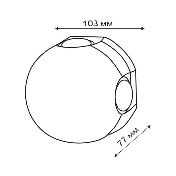 Уличный настенный светильник Duwi Nuovo LED 24791 7 - фотография № 11