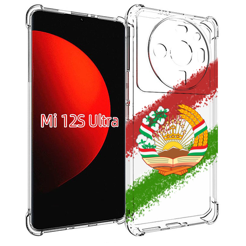 Чехол MyPads герб флаг Таджикистана для Xiaomi 12S Ultra задняя-панель-накладка-бампер