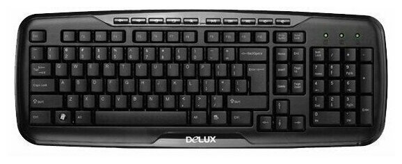 Клавиатура Delux K6200 Black