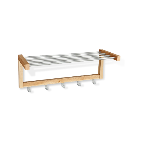 Вешалка Альберо Sheffilton-WH4, 650x250x265, прозрачный лак/алюм. мет Sheffilton 4800236