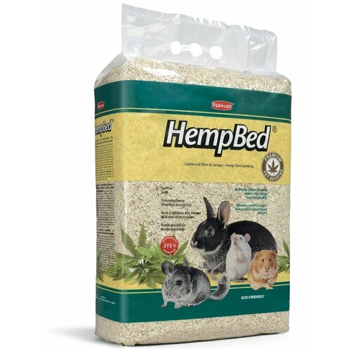 PADOVAN HEMP BED наполнитель-подстилка для грызунов и кроликов пенька (3 кг)