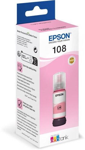 Чернила Epson C13T09C64A для Epson L8050/L18050, Light Magenta 70ml - фото №1