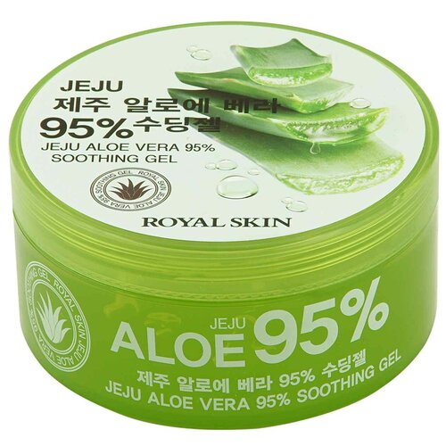 Многофункциональный гель для лица и тела с 95% содержанием Aloe Royal Skin, 300 мл (1 шт.)