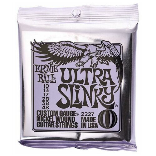 Струны для электрогитары Ernie Ball 2227 Nickel Wound Ultra Slinky 10-48