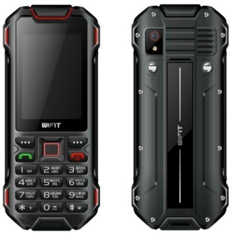 Сотовый телефон Wifit Wirug F1 Black-Red