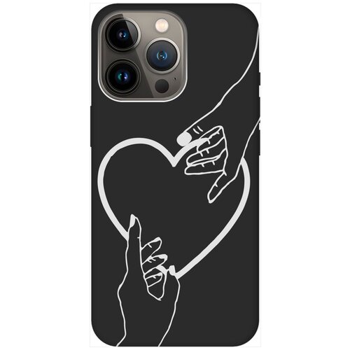 Силиконовый чехол на Apple iPhone 14 Pro Max / Эпл Айфон 14 Про Макс с рисунком Hands W Soft Touch черный силиконовый чехол на apple iphone 14 pro max эпл айфон 14 про макс с рисунком hands w soft touch черный