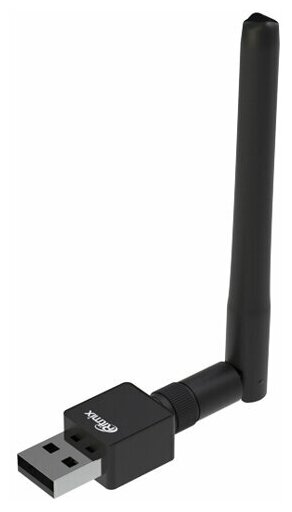 Адаптер WiFi - USB Ritmix RWA-220 2.4ГГц, IEEE802.11b/g/n, скорость до 150Мбит/с. Внешняя антенна