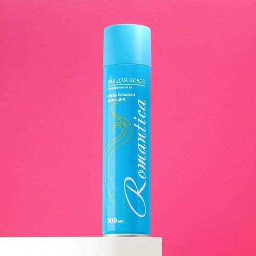 Лак Романтика, очень сильная фиксация, с провитамином B5, 300 мл / 9525977