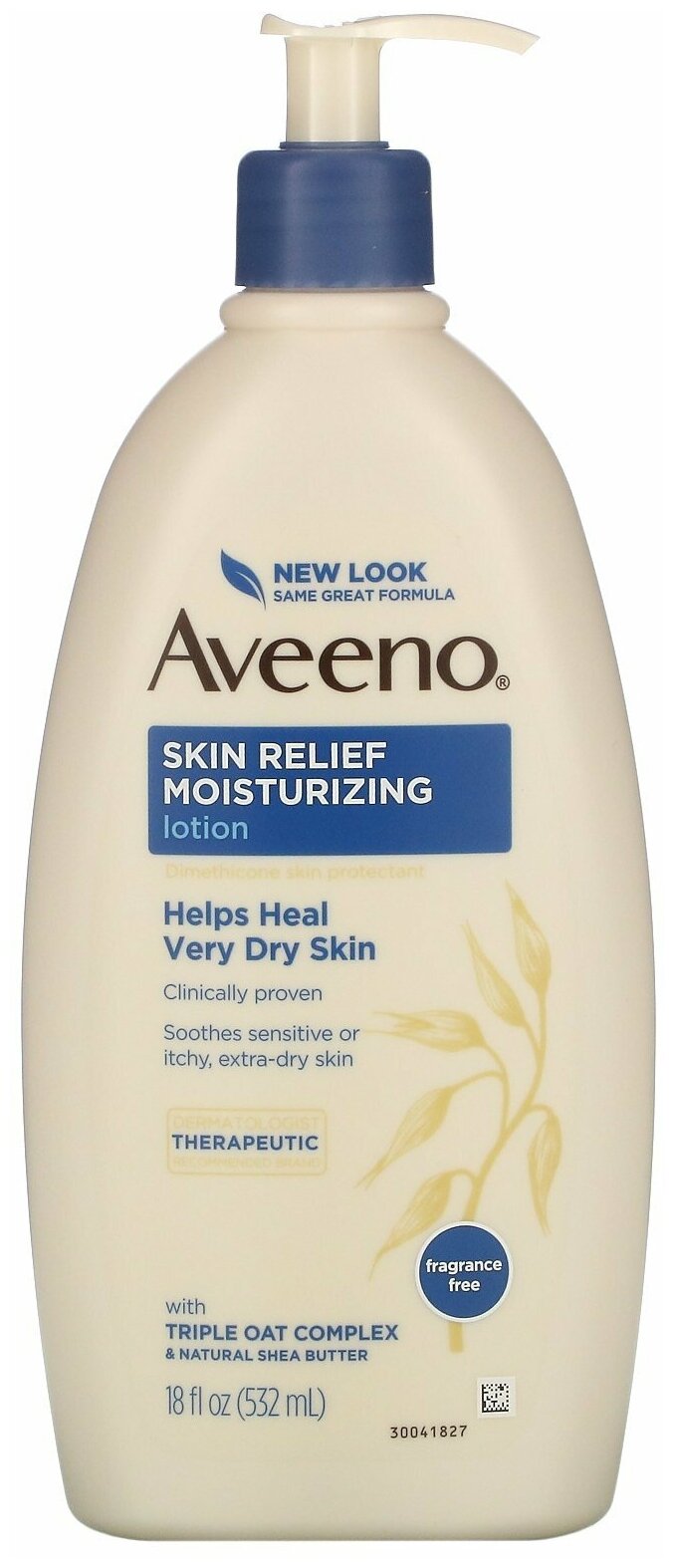 Aveeno, лосьон для увлажнения кожи, без запаха, 532 мл