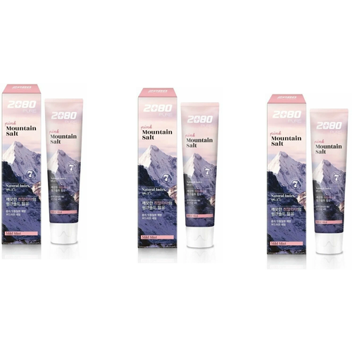 Kerasys Зубная паста розовая Гималайская соль, 120 г, 3 шт