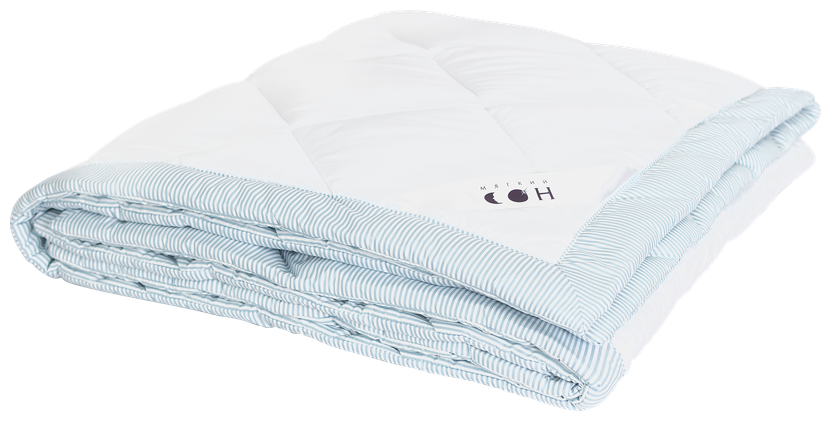 Одеяло двухстороннее стеганое 1,5 спальное 140х205 гипоаллергенное подарочное с шёлковым бортом - фотография № 11